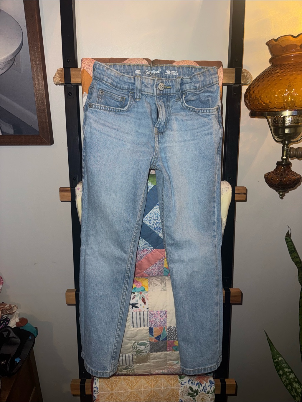 Cat & Jack Light Blue Straight Leg Jeans